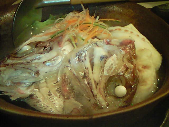 鯛の骨蒸し