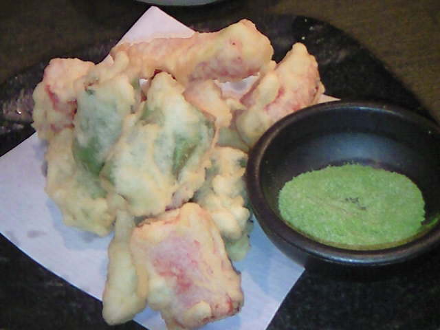 唐辛子の天ぷら