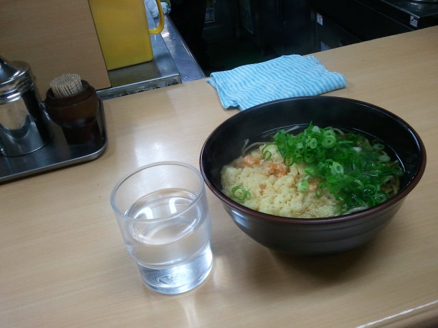 立ち食いそばなうw